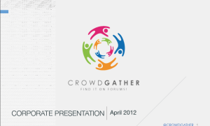 CrowdGather (CRWG) Corporate Presentation